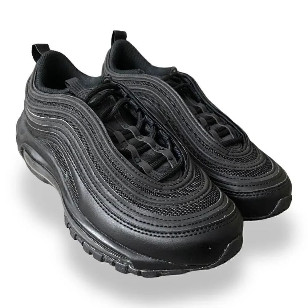 New Nike Womens Air Max 97 Triple Black Shoes Sneakers DH8016-002 size 6